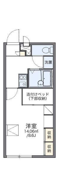 レオパレスル　ボヌール 間取り図