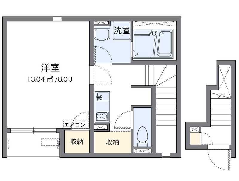 クレイノけやき 間取図