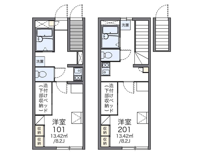 レオパレスＴＯＰＡＺ 間取図