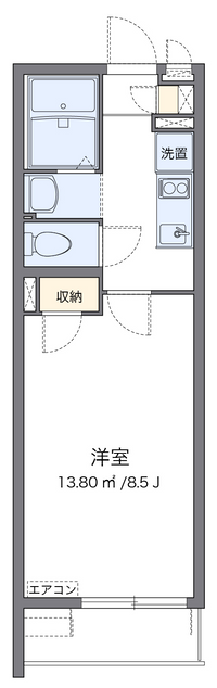 クレイノ寅新田 間取り図