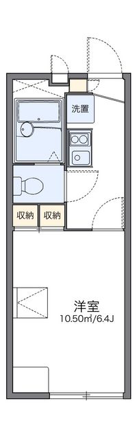 レオパレスレガーロ 間取り図