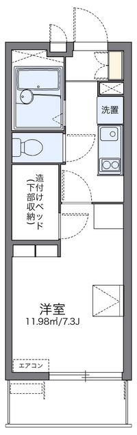 レオパレスエーデル菱屋西 間取り図