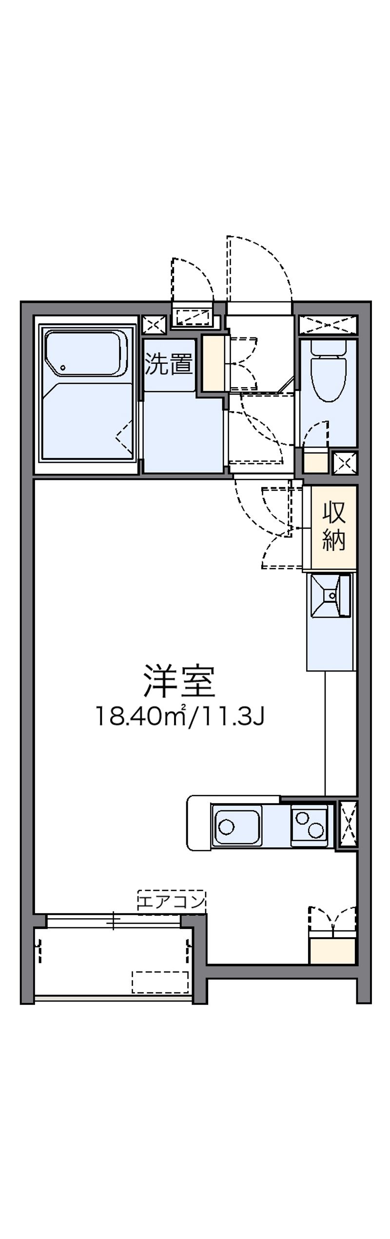 レオネクストベルジュ 間取図