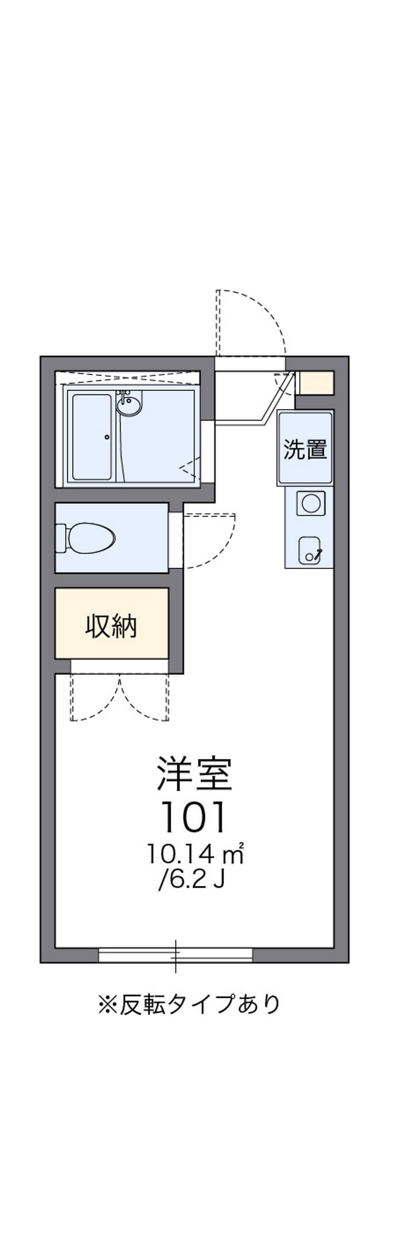 レオパレス江坂 間取図