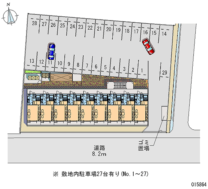 15864月租停车场