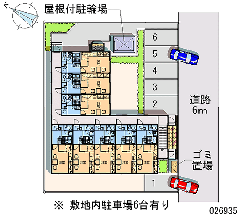 レオパレスカーサ藻岩 月極駐車場