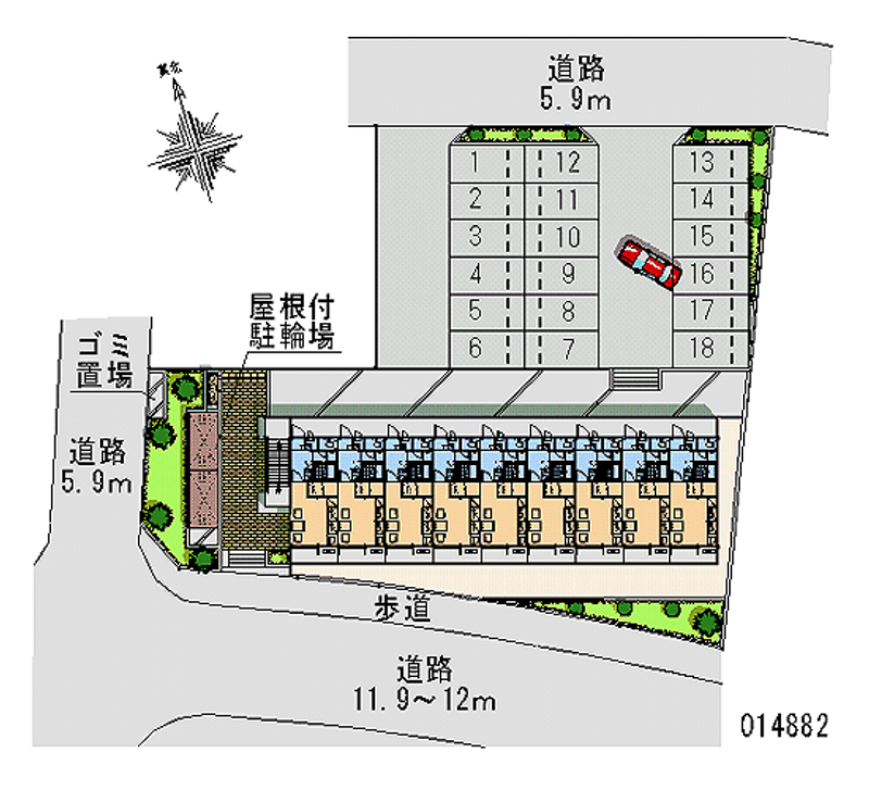 14882月租停車場