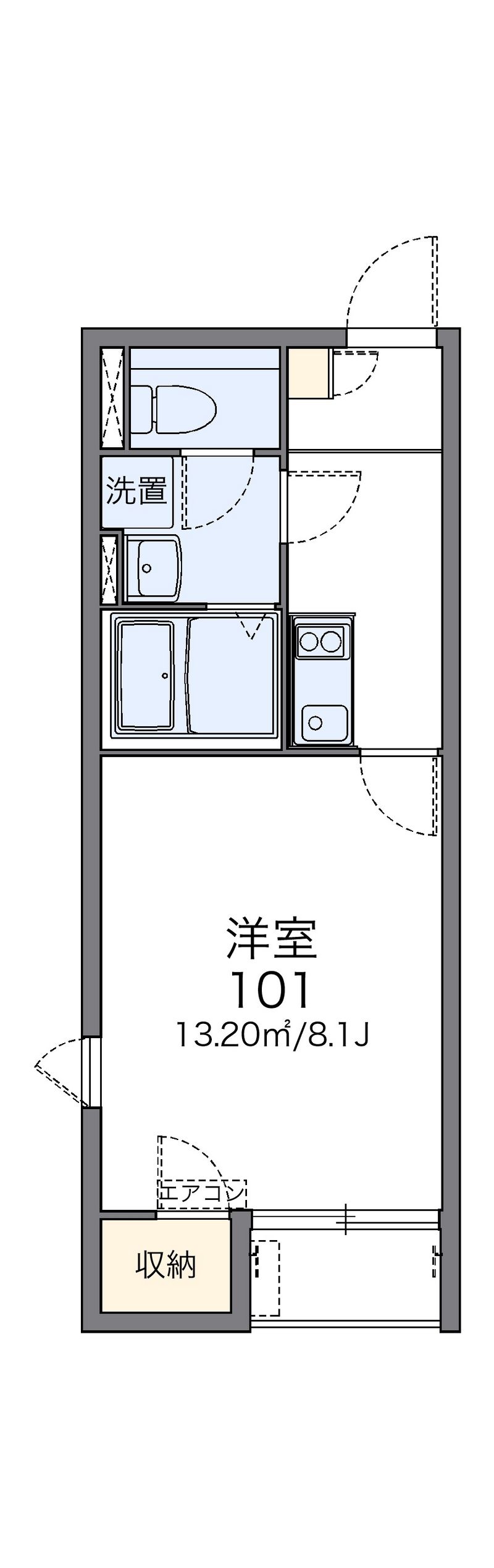 レオネクストクレール 間取図