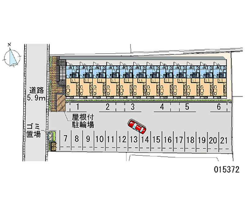 15372 Monthly parking lot