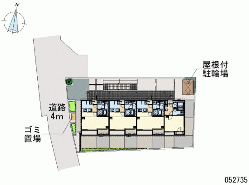 レオネクストカーサ　フローラ 区画図