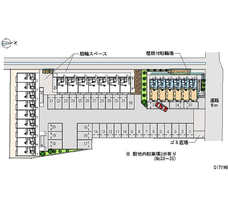 17196月租停車場