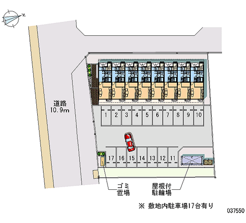 レオパレスサクシード 月極駐車場