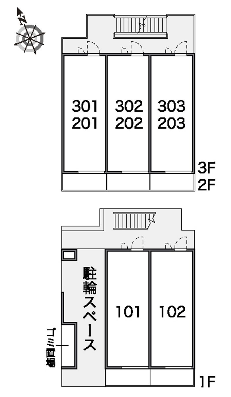 leopalace Asahi 户型布局图