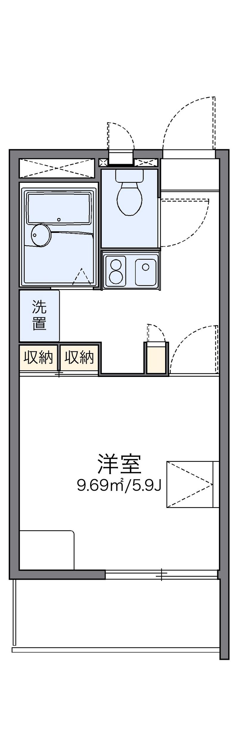 レオパレスＩＳＥＹＡ 間取図