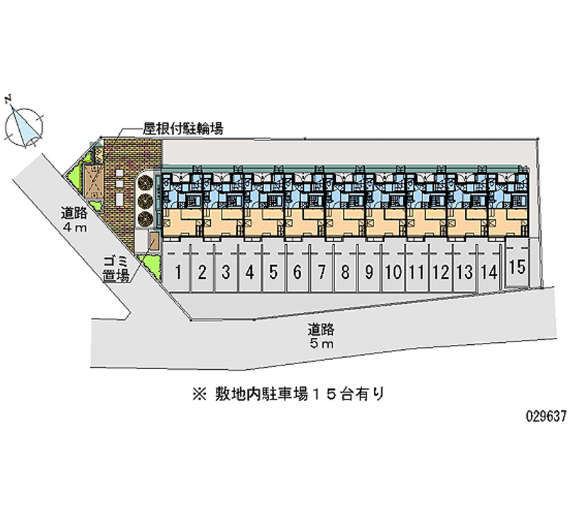 レオパレスドリーム 月極駐車場