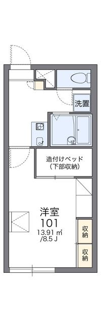 レオパレスコスモス 間取図