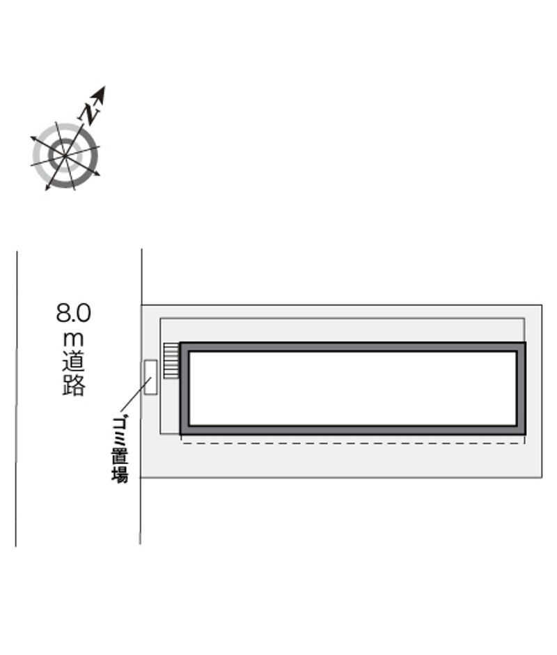 レオパレス南篠崎 配置図
