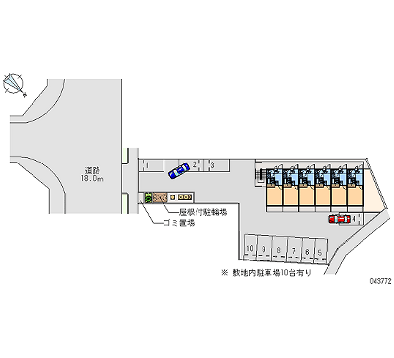 レオパレスＳＡＫＩ 月極駐車場