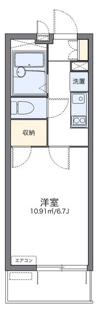 レオパレスシャルダン 間取り図