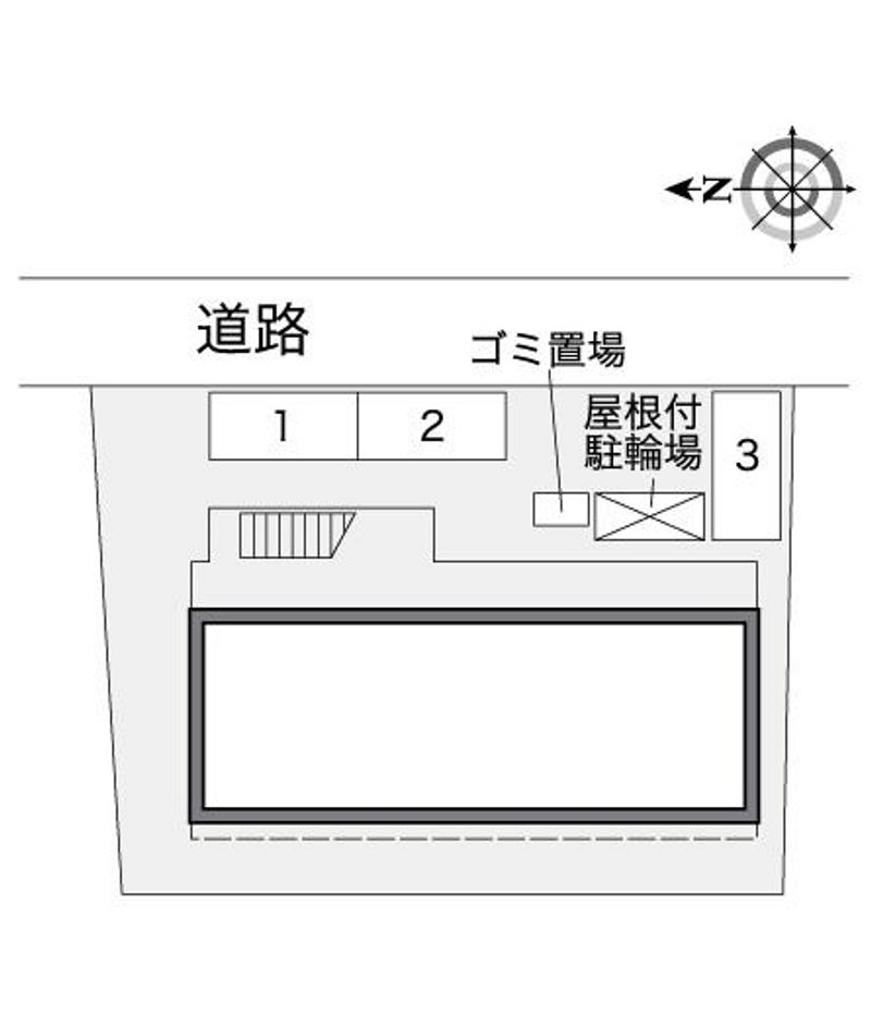 レオパレスサンスーシー白旗 配置図