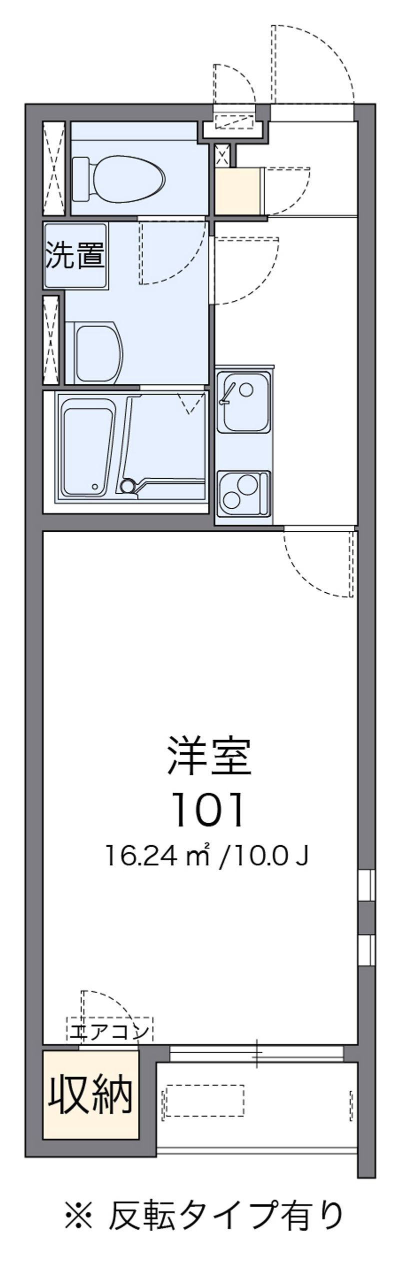 クレイノ龍 間取図