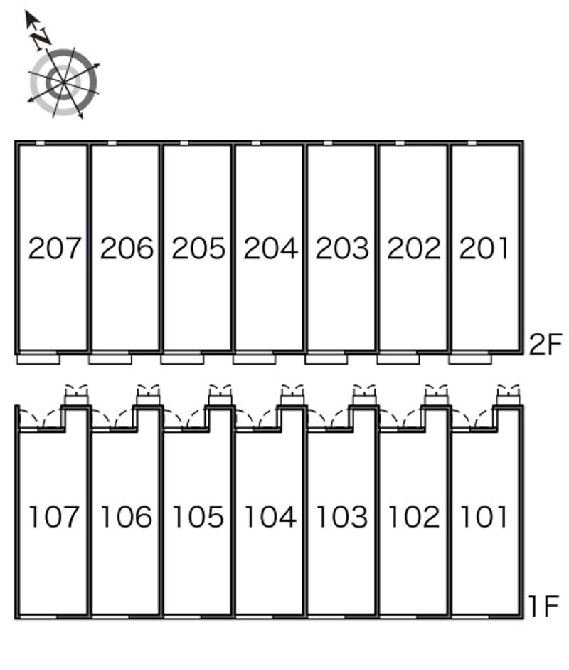 レオネクストロッソ　明神木 間取配置図