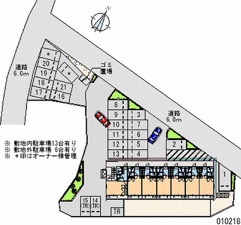 レオパレス内ヶ島 月極駐車場