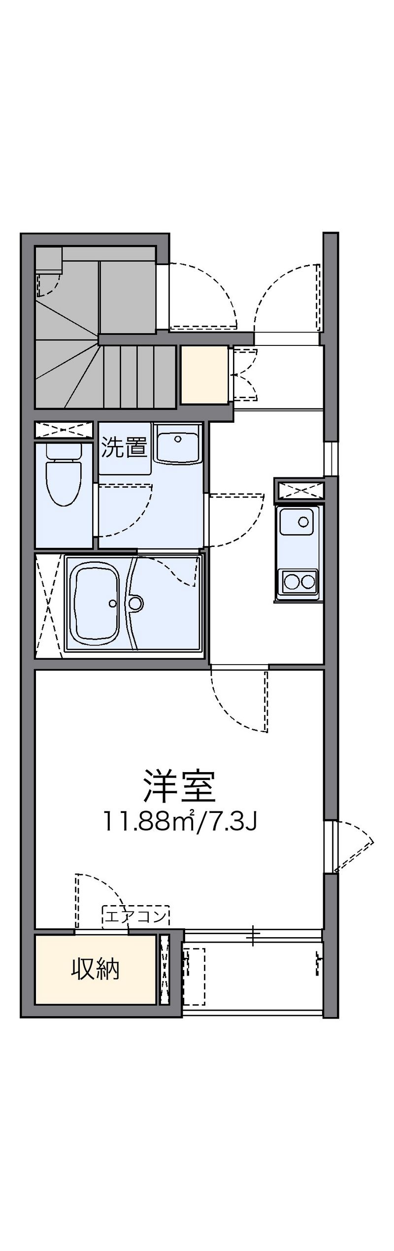レオネクストｓｐｒｉｎｇｓ 間取図