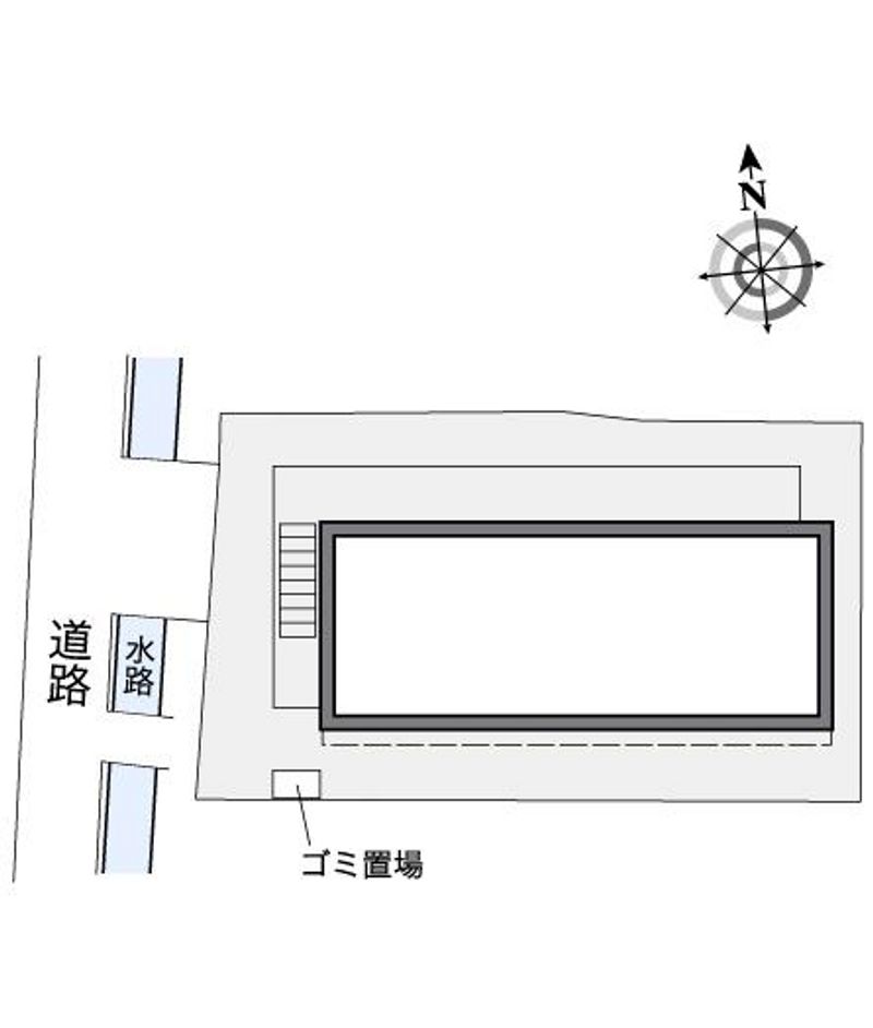 レオパレスクレインコート折原 配置図