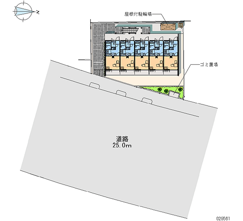 レオパレス多摩川 区画図