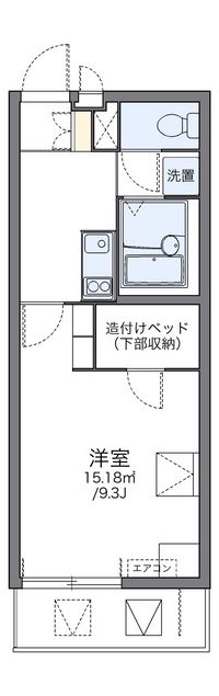 レオパレスレオテクノポリス 間取り図