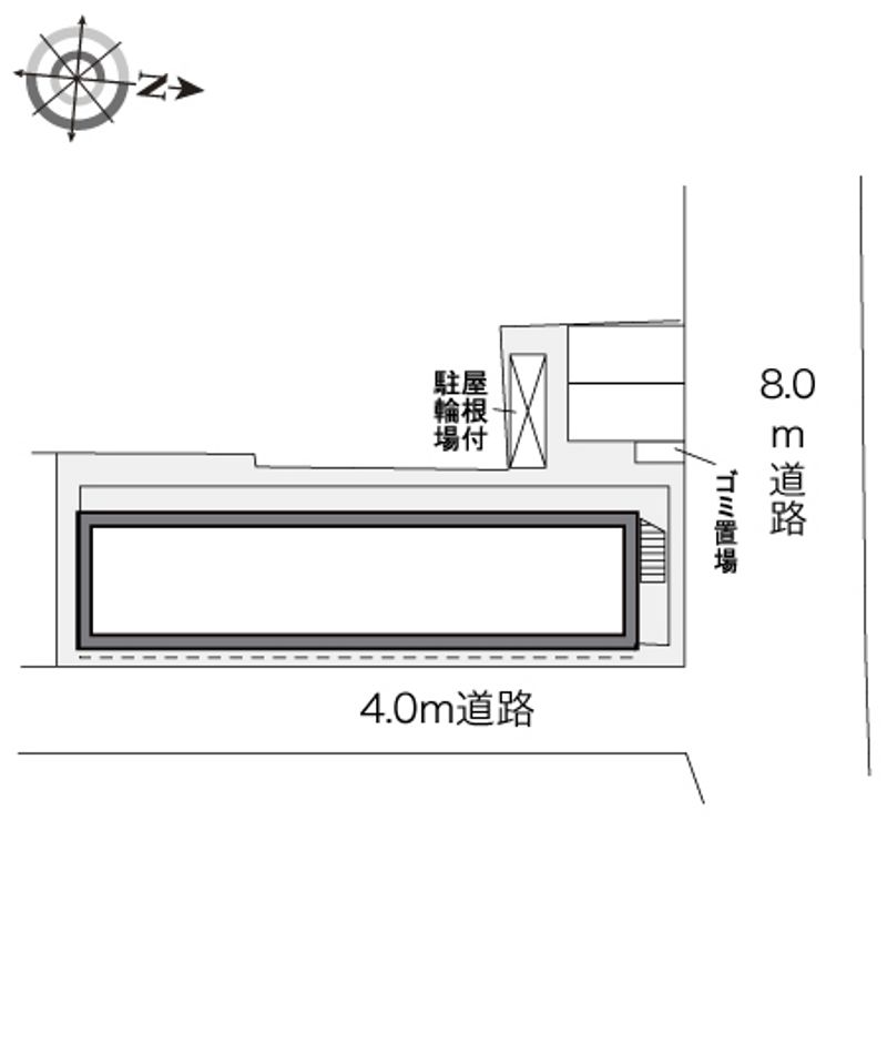 レオパレス東尾久 配置図