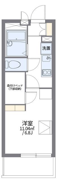 レオパレスラルク 間取り図