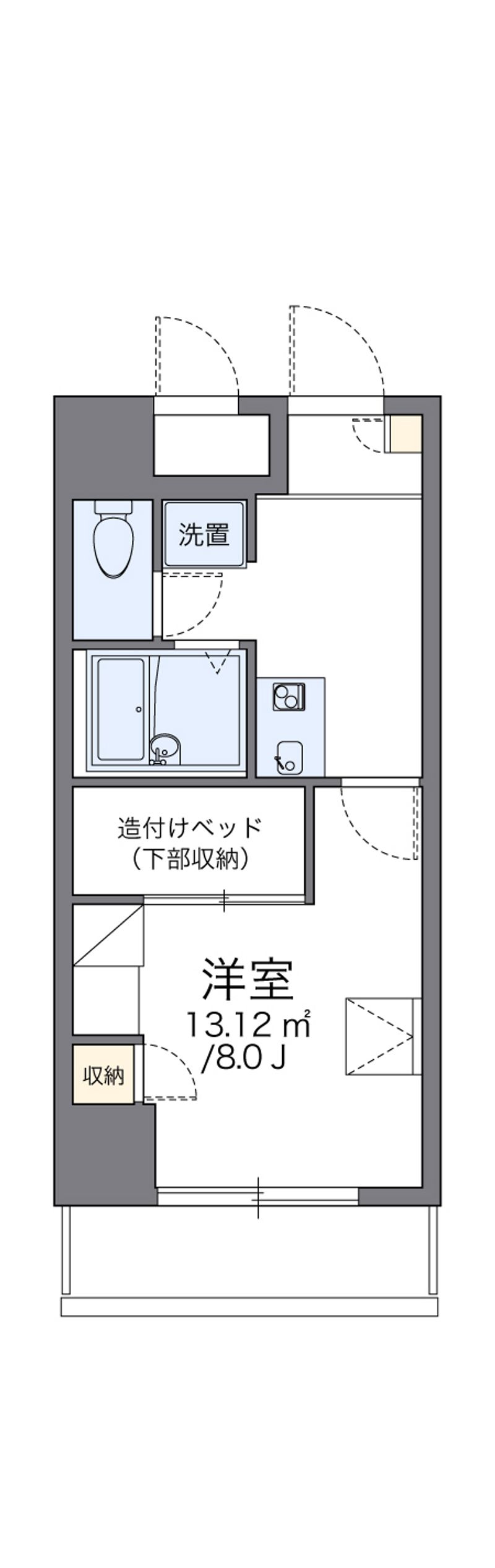 レオパレスＯＩビル　Ｕｎｉｏｎ 間取図