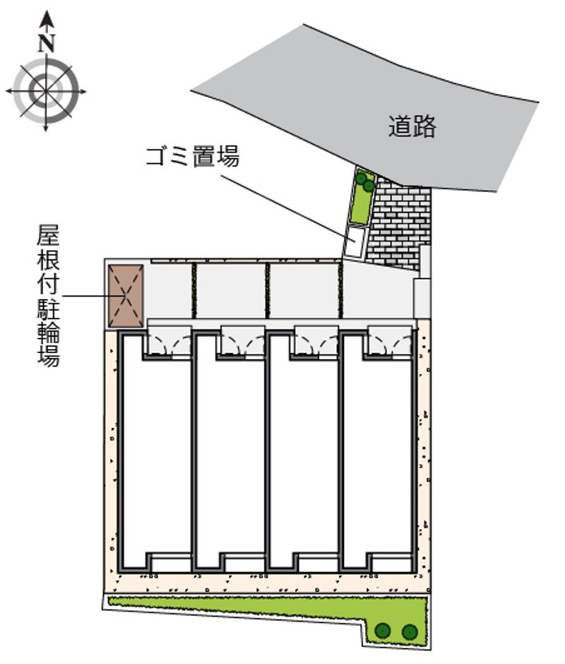 レオネクストエクセルアサヒⅢ 配置図