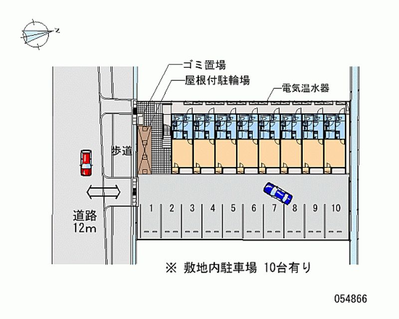 54866月租停車場