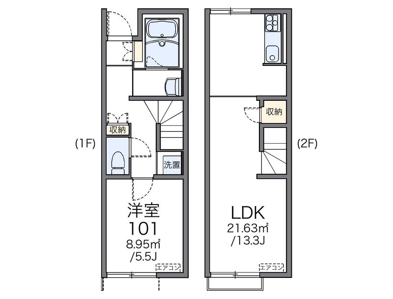 レオネクストＦＲＥＥＤＯＭ 間取図