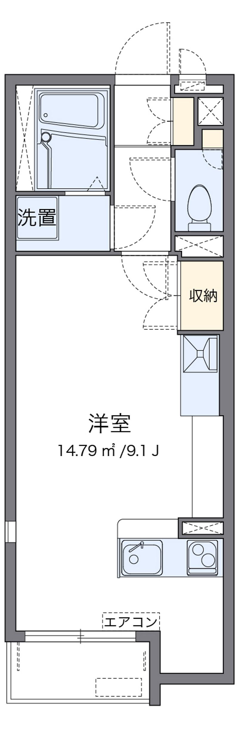 ミランダ奈紗お茶山 間取図