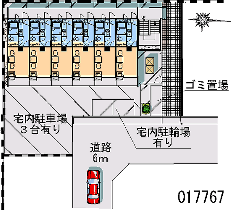 レオパレスルーチェ 月極駐車場