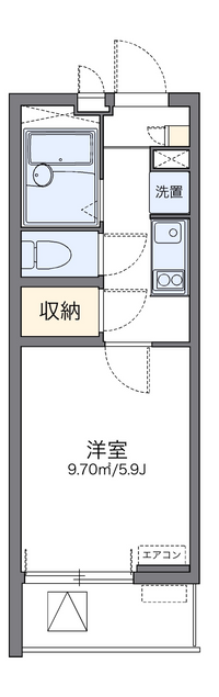 レオネクスト福生 間取り図