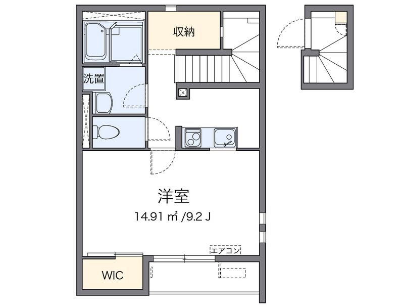 クレイノＯＴＡＮＩ　Ⅳ 間取り