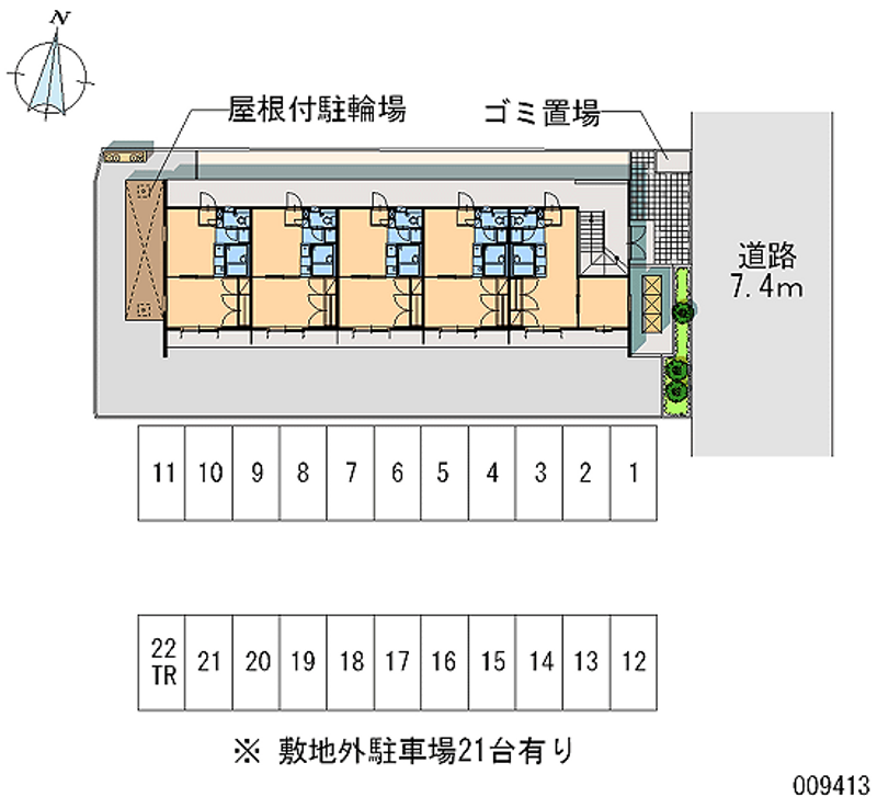 09413 Monthly parking lot