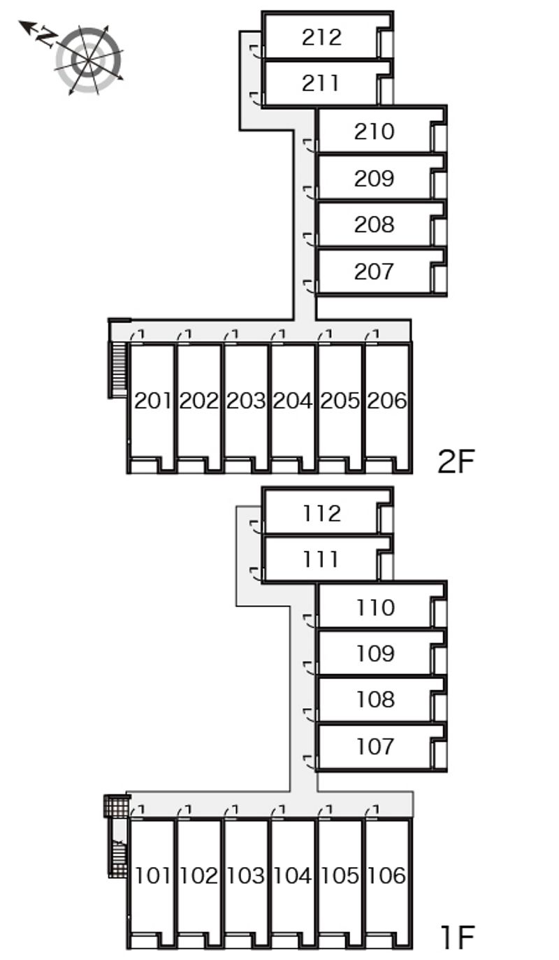 レオネクストみどりの杜 間取り配置図