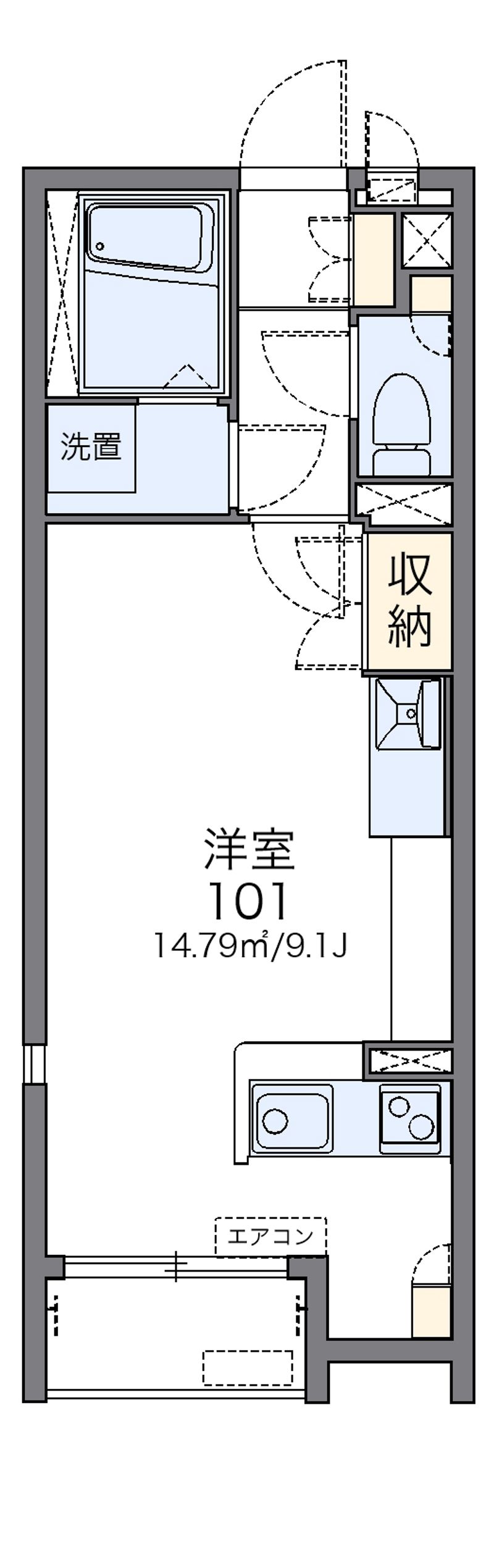 レオネクストＳｍｉｌｅ 間取図