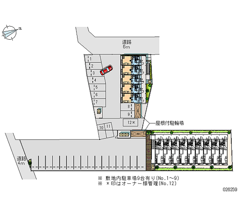 26259 bãi đậu xe hàng tháng