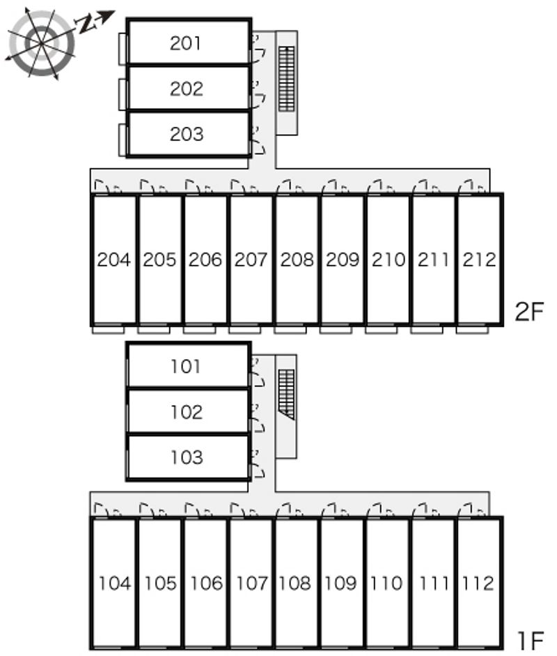 レオパレス宮本相久 間取配置図