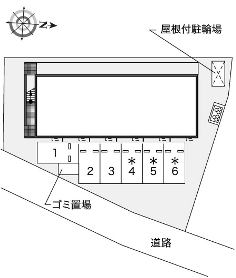 レオパレスフィオーレ 配置図