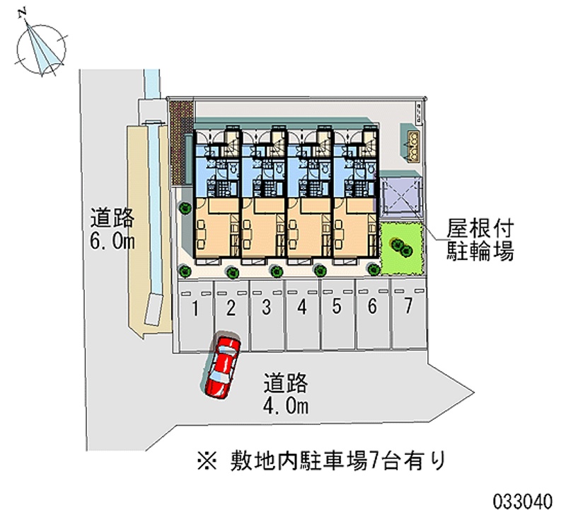 33040 Monthly parking lot