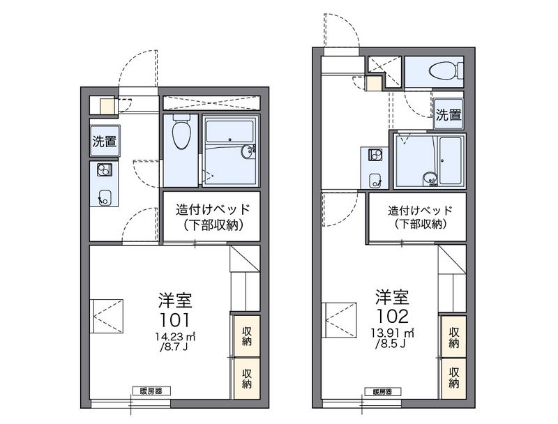 レオパレスＴＡＩＫＩ　Ⅱ 間取図