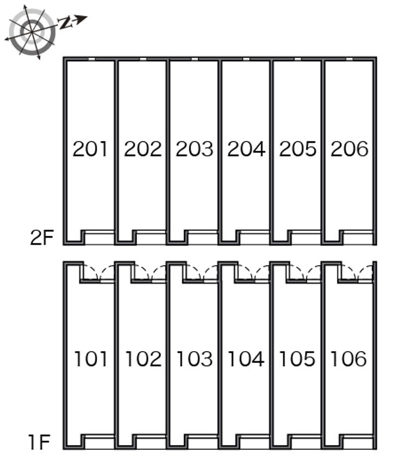 レオネクストしんどう 間取り配置図